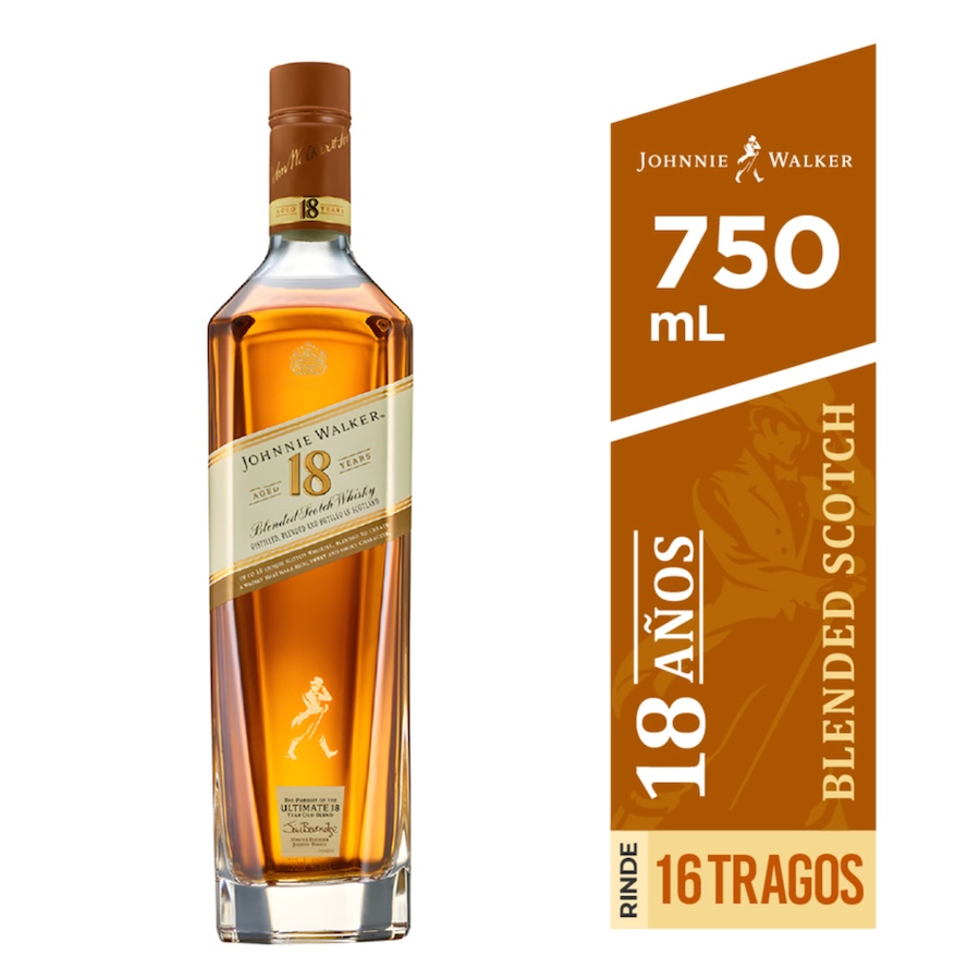 WHISKY JOHNNIE WALKER 18 AÑOS 750 ML