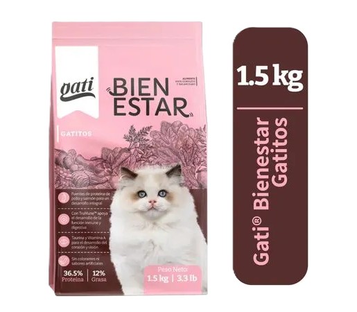 その他 Gato ALIMENTO PARA GATO SECO BIENESTAR GATITOS 1500G