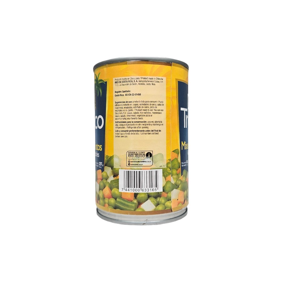 VEGETALES MIXTOS DEL TRÓPICO 410 G