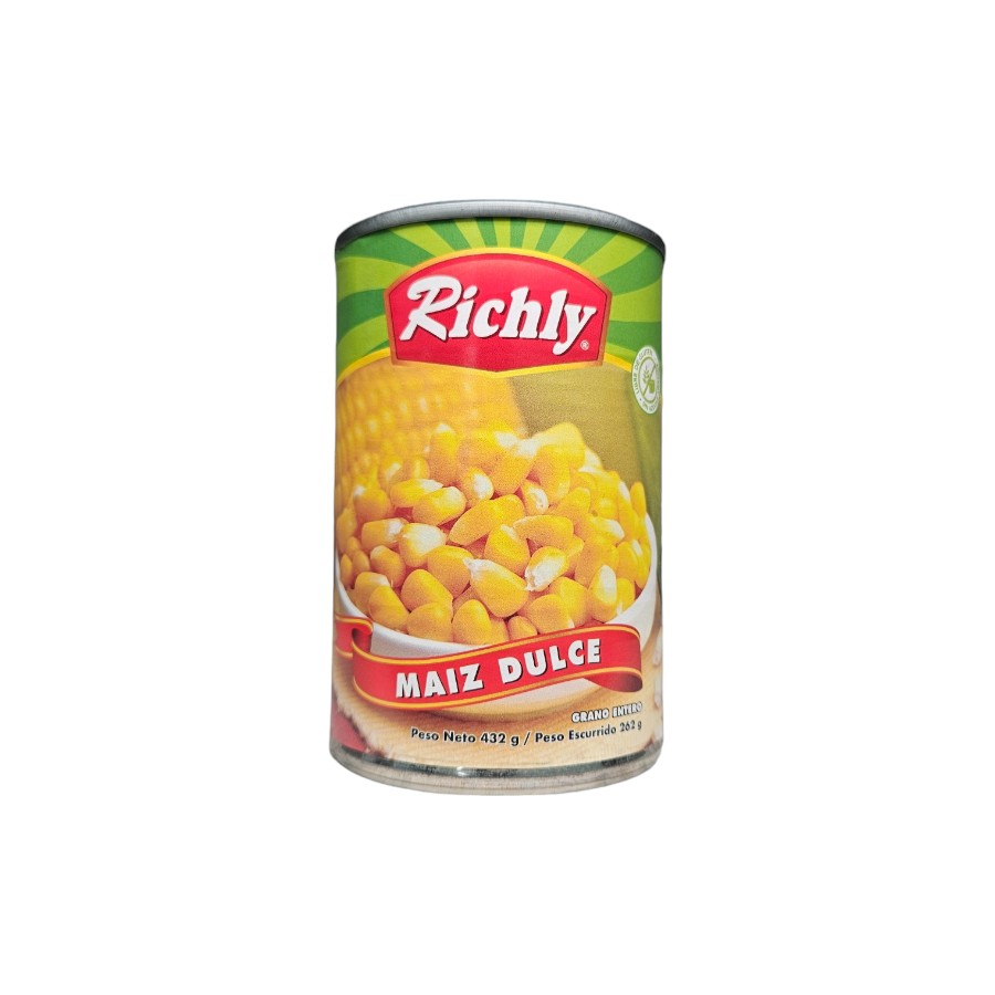 MAÍZ DULCE RICHLY LATA 432 G