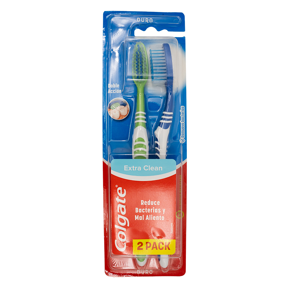 CEPILLO DENTAL COLGATE EXTRA CLEAN DURO UNIDADES