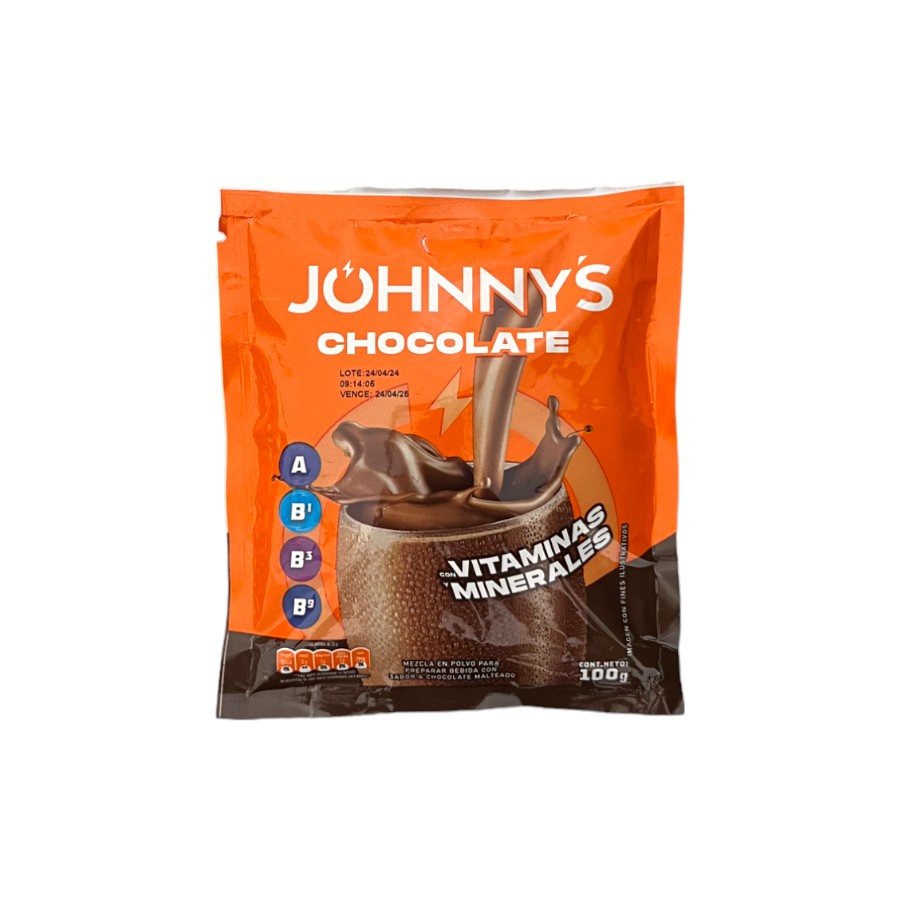 Johnny's - choco BEBIDA EN POLVO JOHNNY'S CHOCOLATE 100 G