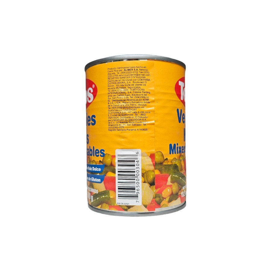 VEGETALES MIXTOS TOÑOS LATA 560 G