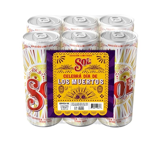 CERVEZA SOL 6 PACK 1500 ML